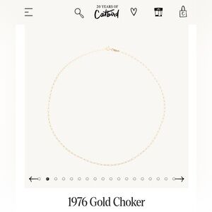 CatBird 1976 Gold Choker